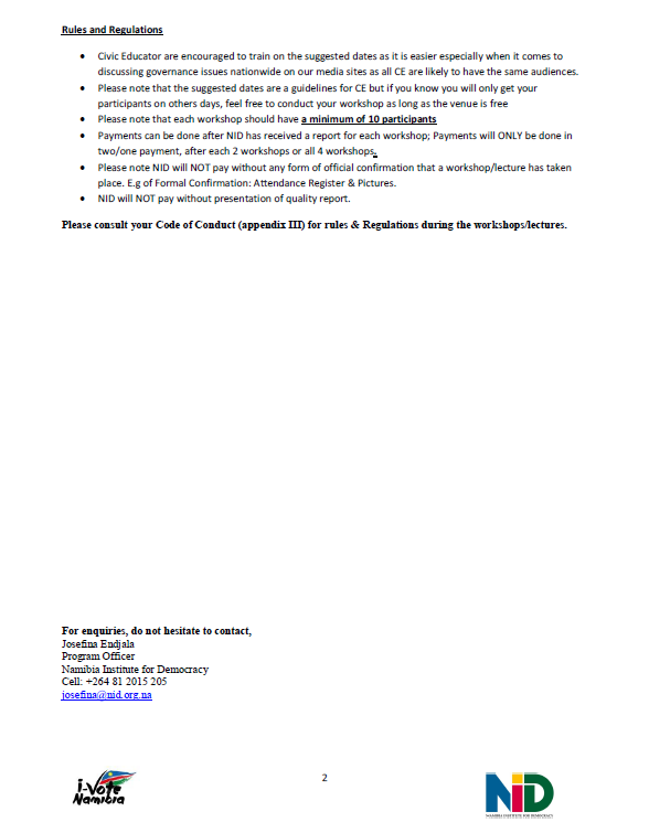 CE Workshop Program 2